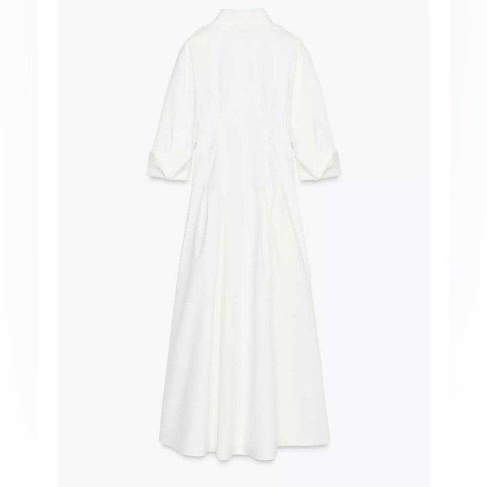 Zara White Midi Dress - Picture 9 of 14
